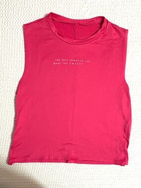 Good HYOuman Crop Cutoff Muscle Tank